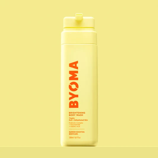 Un flacon de Byoma Gel Douche Illuminateur.